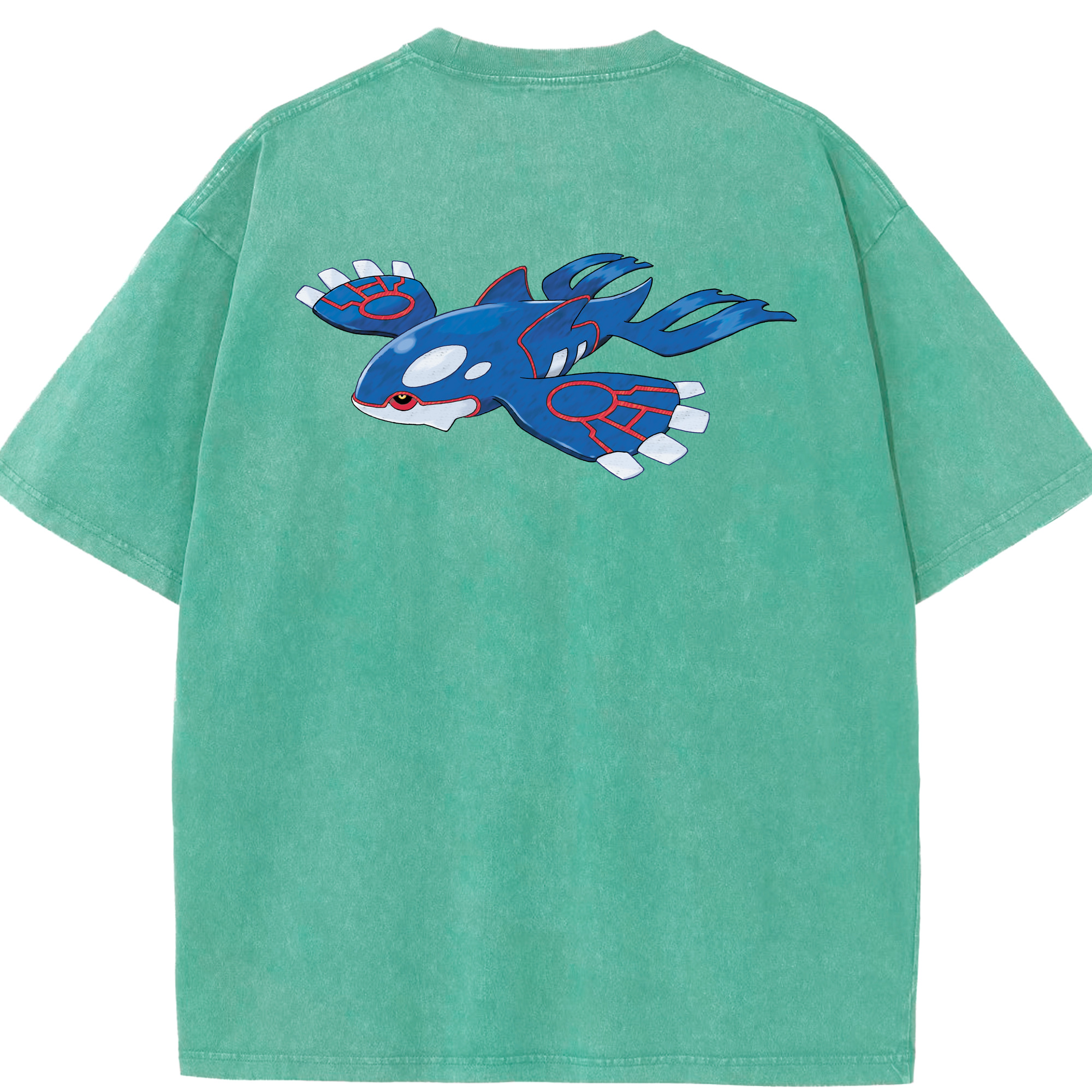 （画像用） ポケットモンスター Pokémon 綿100% ヴィンテージ風 半袖Tシャツ（背面プリント）